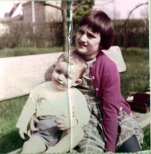 Christine et Frédéric enfants
